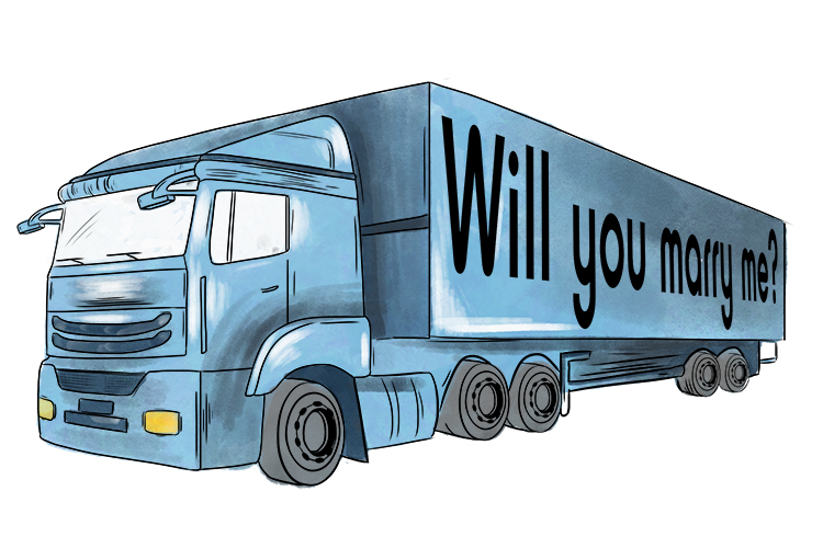 The articulated lorry (articulate) allowed him to express his ideas and feelings easily. 